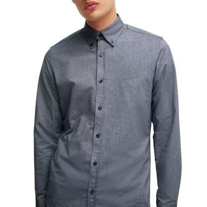 BOSS Camisa Rickert M Navy