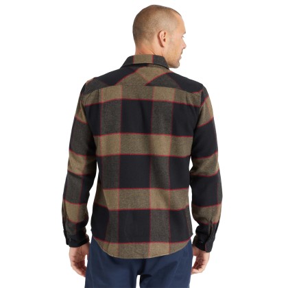 Brixton Camisa Bowery Flannel Heather Grey Brixton Camisa Bowery Flannel Heather Grey