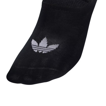 adidas Originals Meias 3p Low Cut S Black/black/black.
