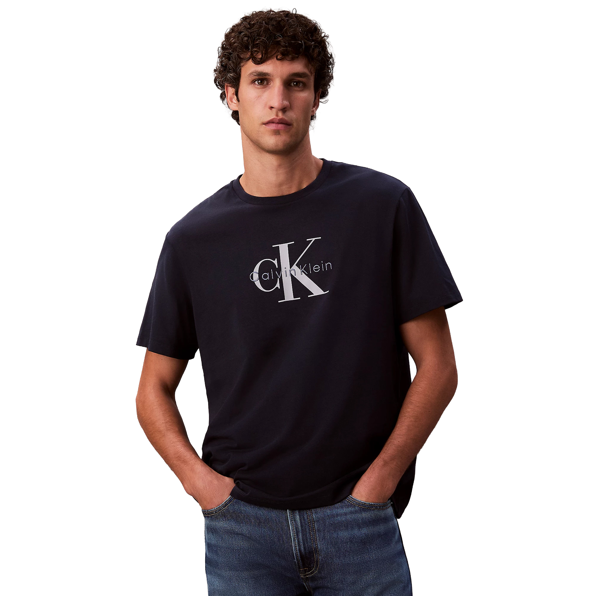 Calvin Klein T-shirt Hero Monologo 20s Blue