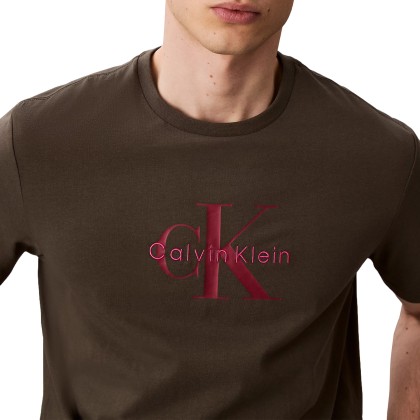 Calvin Klein T-shirt Hero Monologo 20s Grey