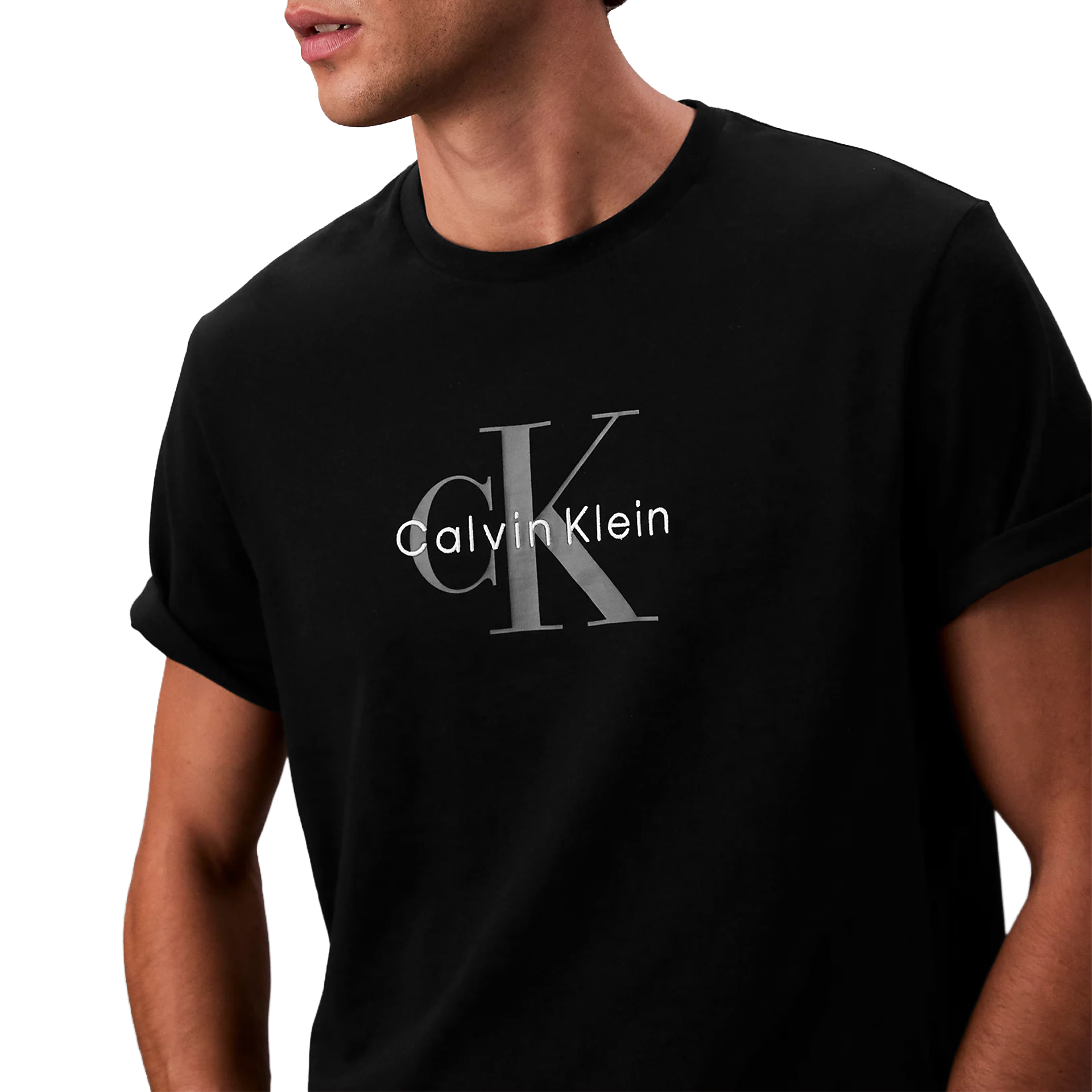 Calvin Klein T-shirt Hero Monologo 20s Black