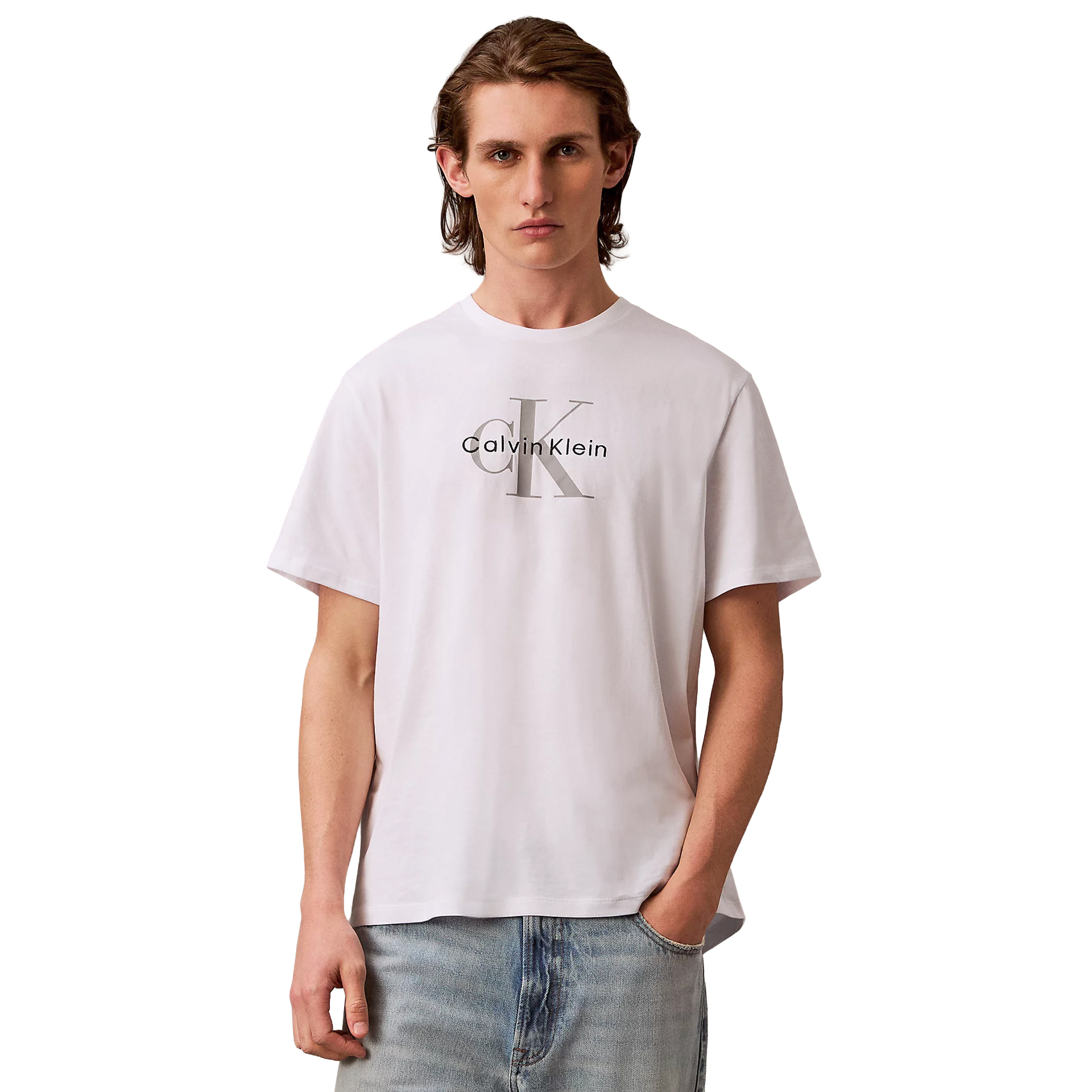 Calvin Klein T-shirt Hero Monologo 20s Brilliant White