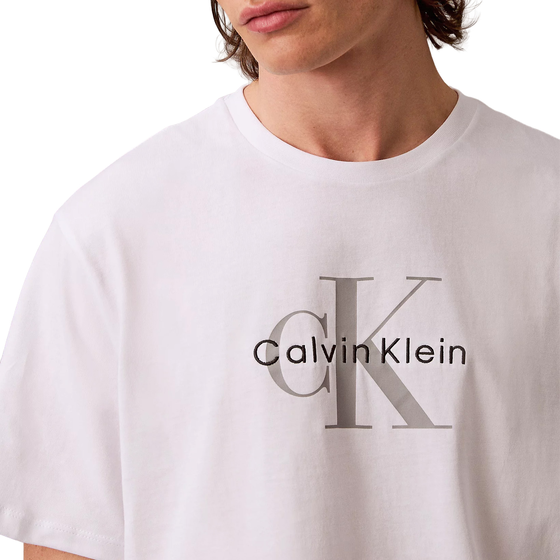 Calvin Klein T-shirt Hero Monologo 20s Brilliant White