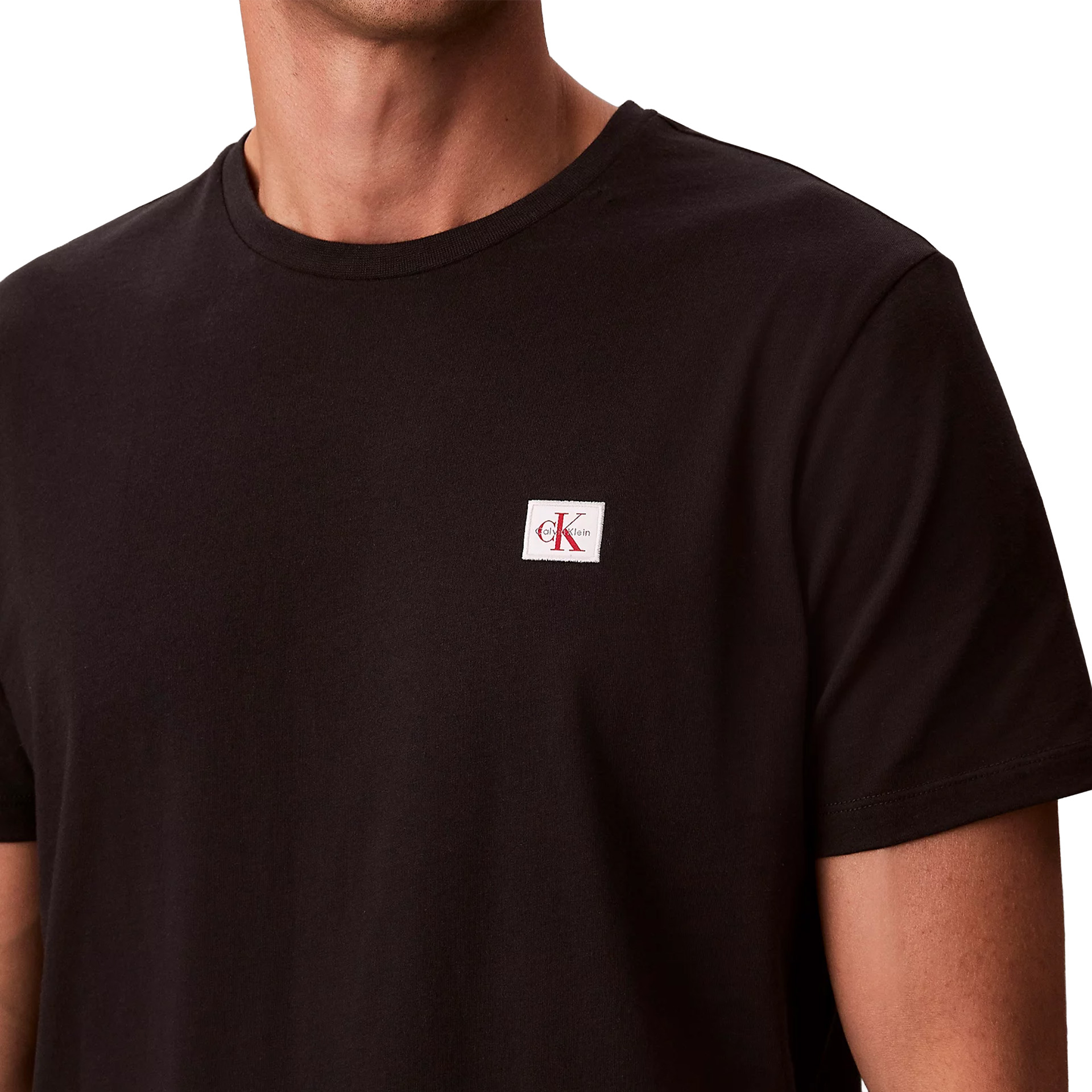Calvin Klein T-shirt Badge 30s Jersey Classic Black
