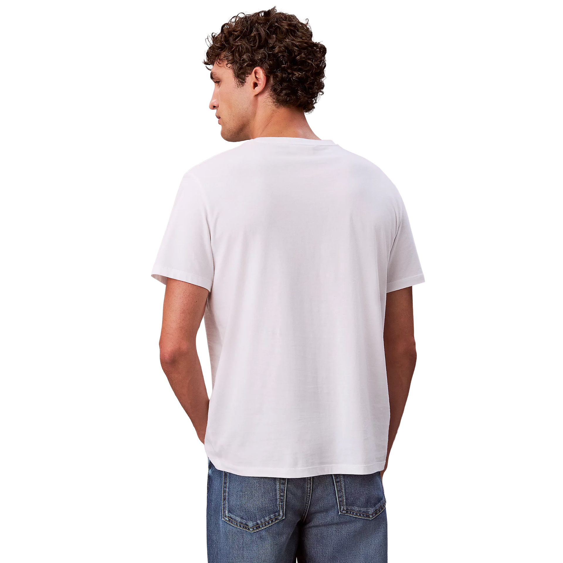 Calvin Klein T-shirt Badge 30s Jersey Classic White