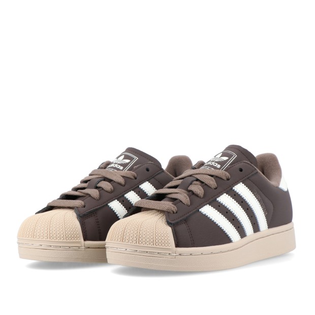 adidas Originals Superstar Ii J Aurora Coffee / Off White