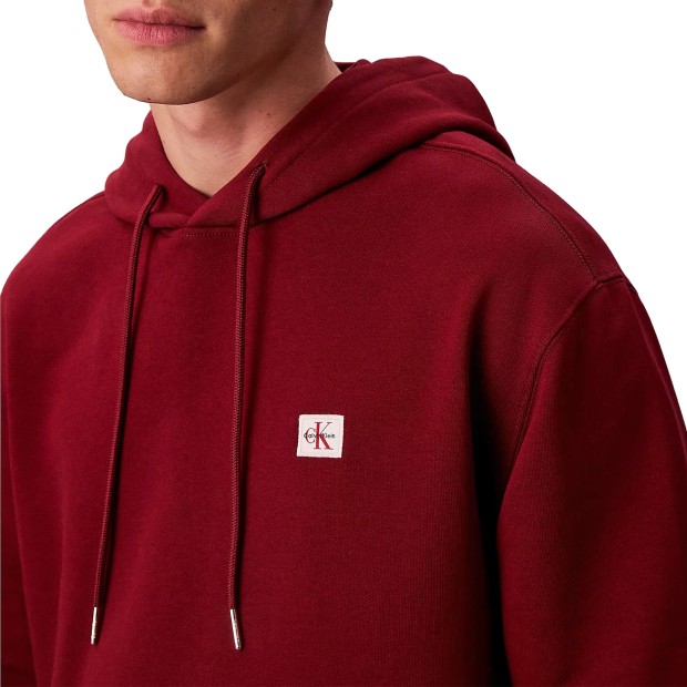 Calvin Klein Sweat 350terry Eu Whsl Badge Red