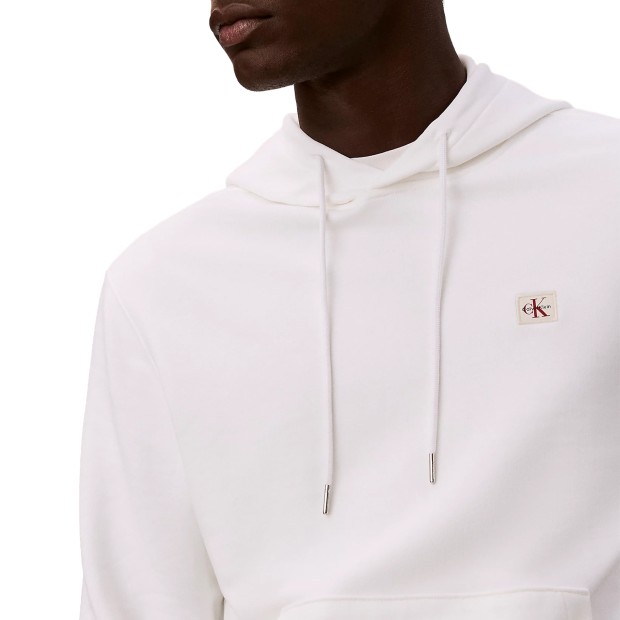 Calvin Klein Sweat 350terry Eu Whsl Badge White