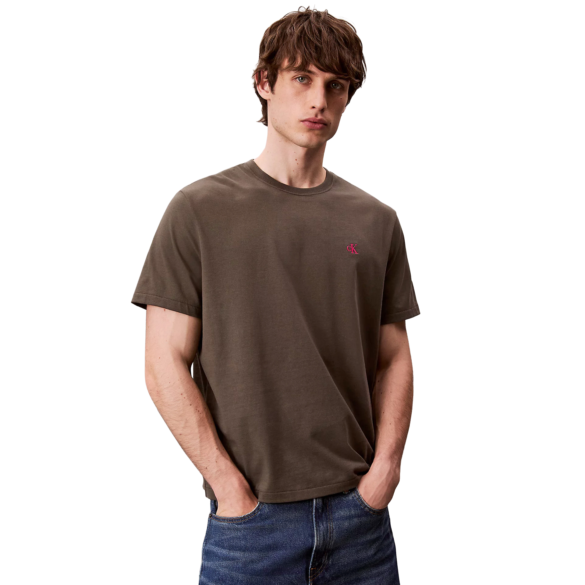 Calvin Klein T-shirt Easy Monogram Grey