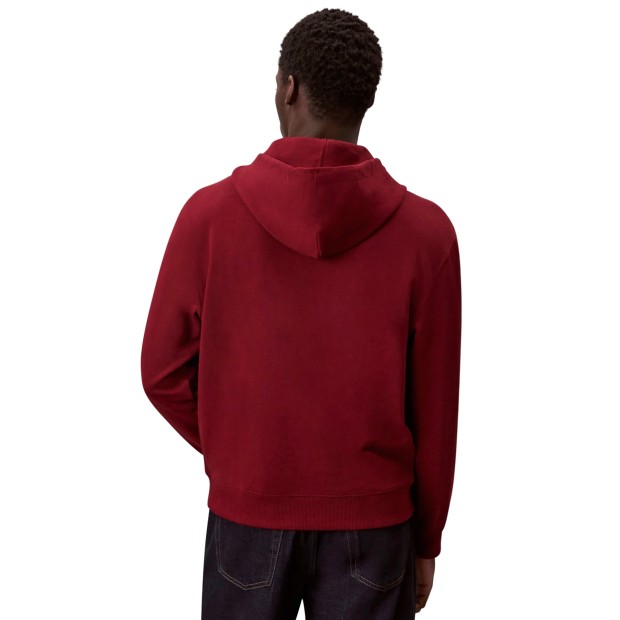 Calvin Klein Sweat Eu 350terry Micro Monologo Ho Red