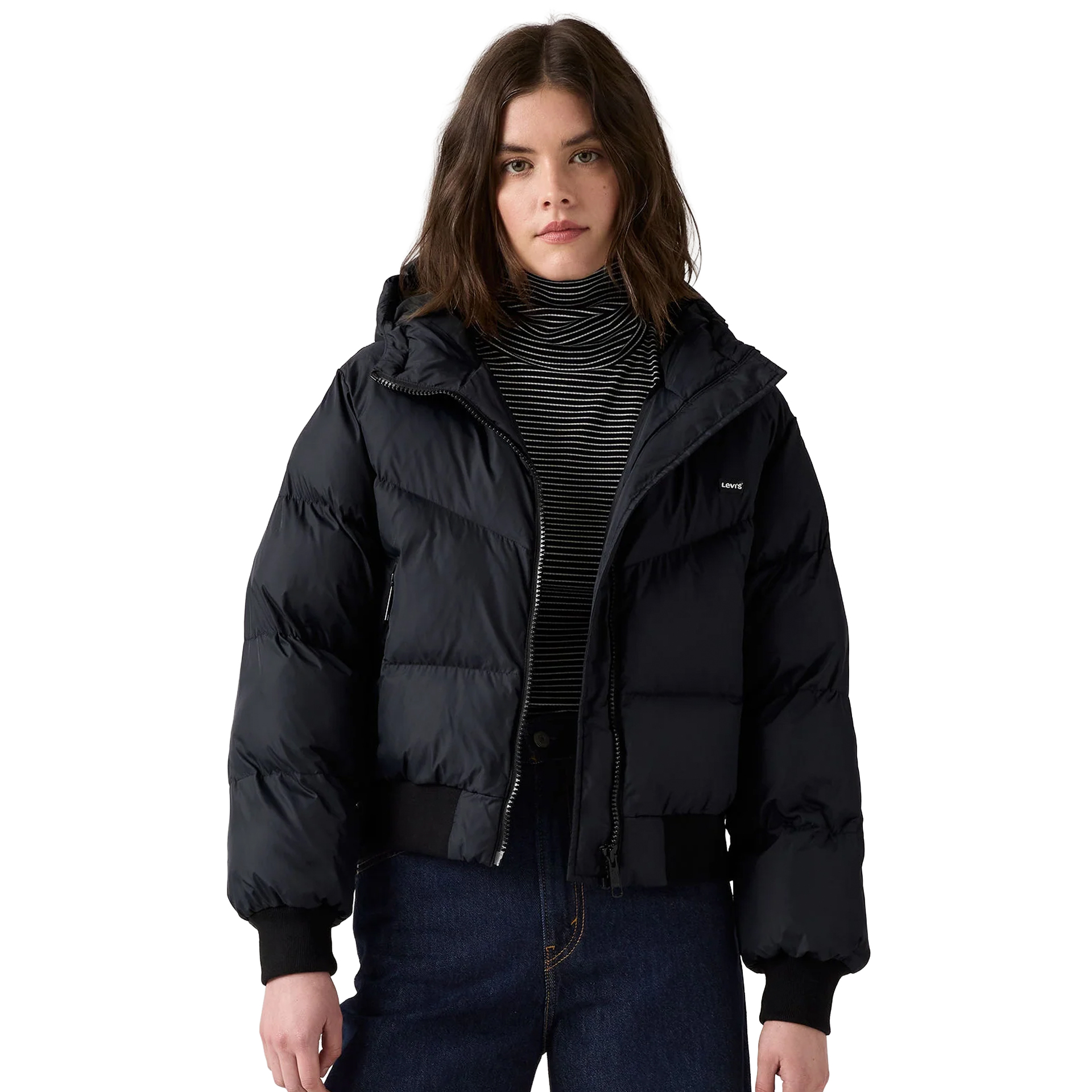 Levis Casaco Noe Western Crop Anthracite Night