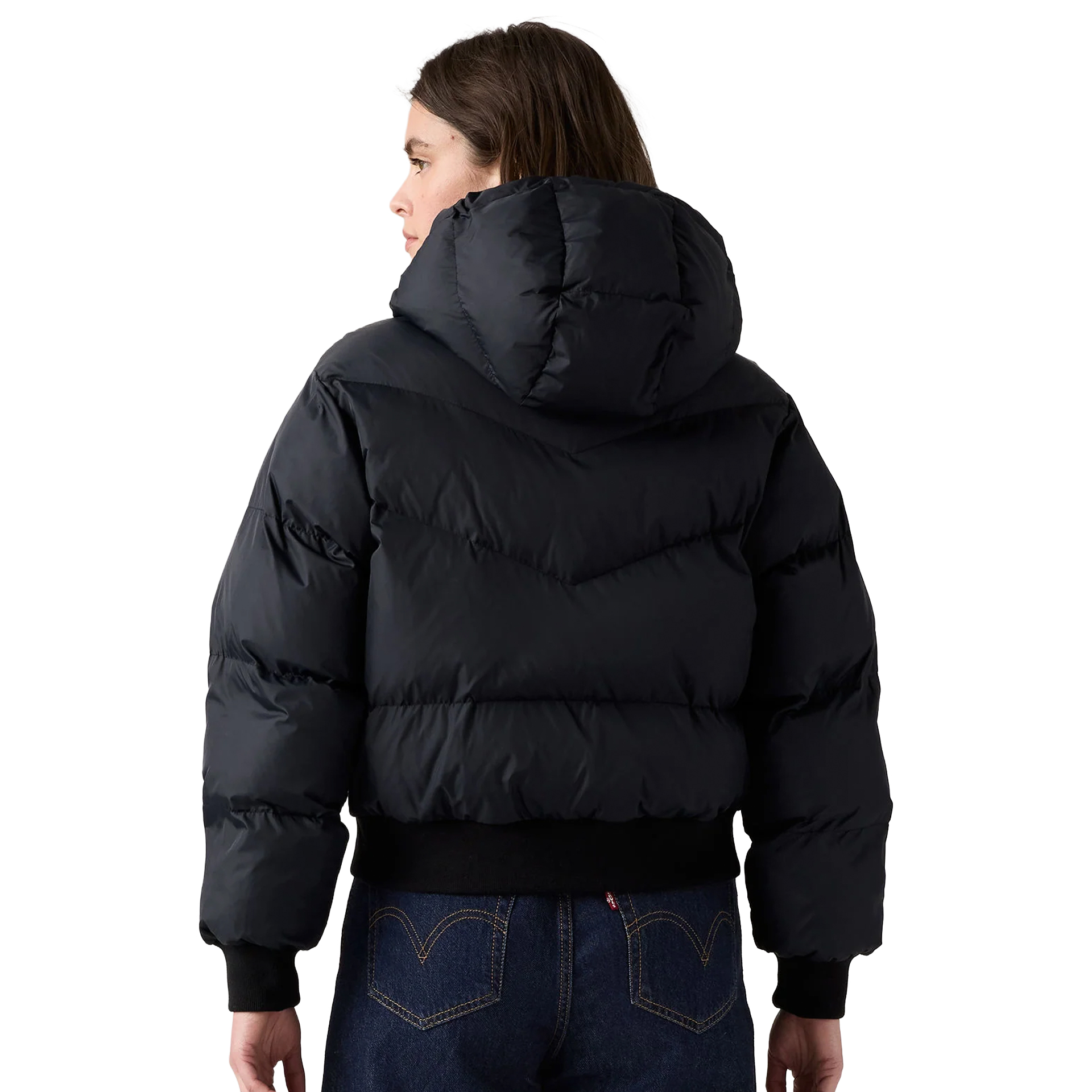 Levis Casaco Noe Western Crop Anthracite Night