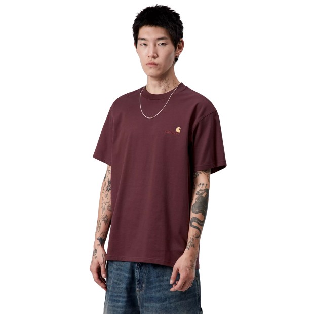 Carhartt Wip T-shirt American Script Porphyry