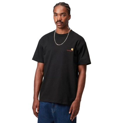 Carhartt Wip T-shirt American Script Black