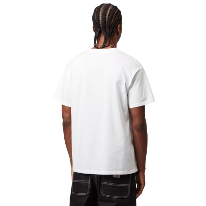 Carhartt Wip T-shirt Script Embroidery White/Black