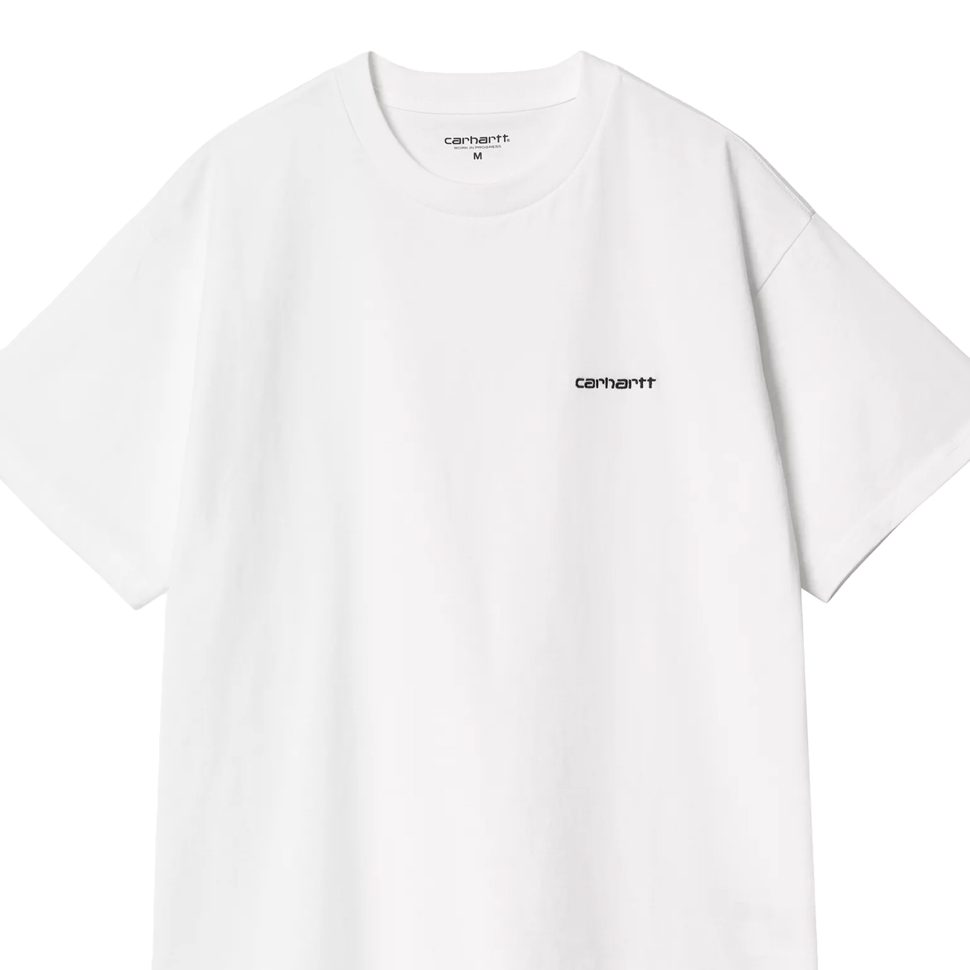Carhartt Wip T-shirt Script Embroidery White/Black
