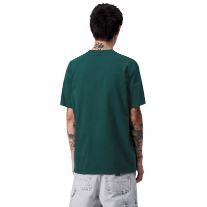 Carhartt Wip T-shirt S/s American Script Dark Fir