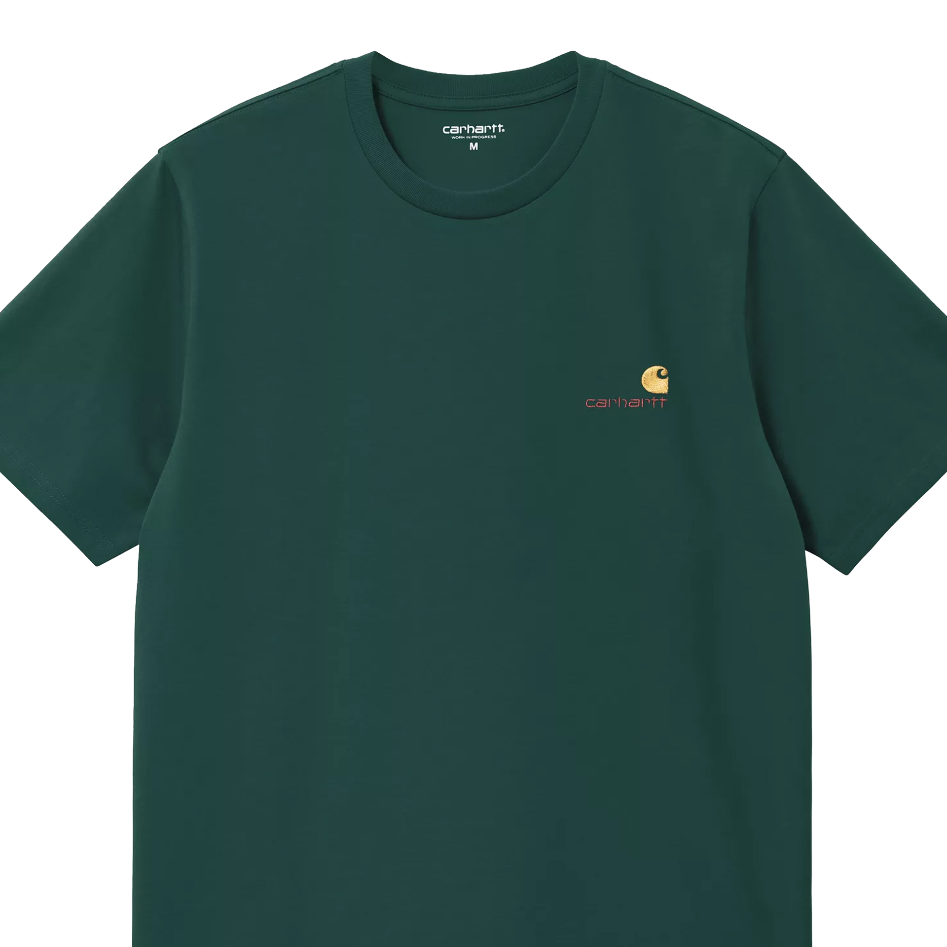 Carhartt Wip T-shirt S/s American Script Dark Fir