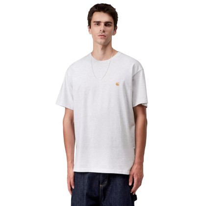Carhartt Wip T-shirt S/s Chase Heather/gol Carhartt Wip T-shirt S/s Chase Heather/gol