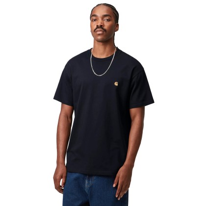 Carhartt Wip T-shirt Chase Dark Navy/Gold
