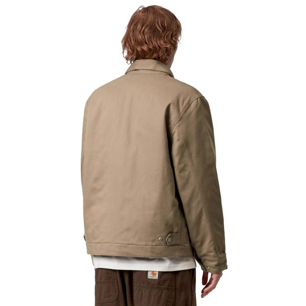 Carhartt Wip Casaco Module Script Leather Black Rigid