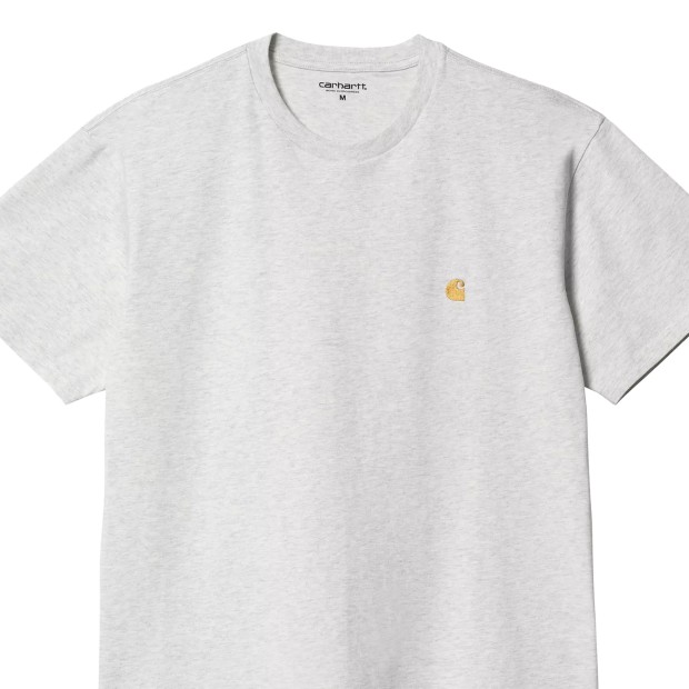 Carhartt Wip T-shirt S/s Chase Heather/gol