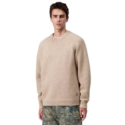 Carhartt Wip Camisola Anglistic Speckled Fleur De Sel