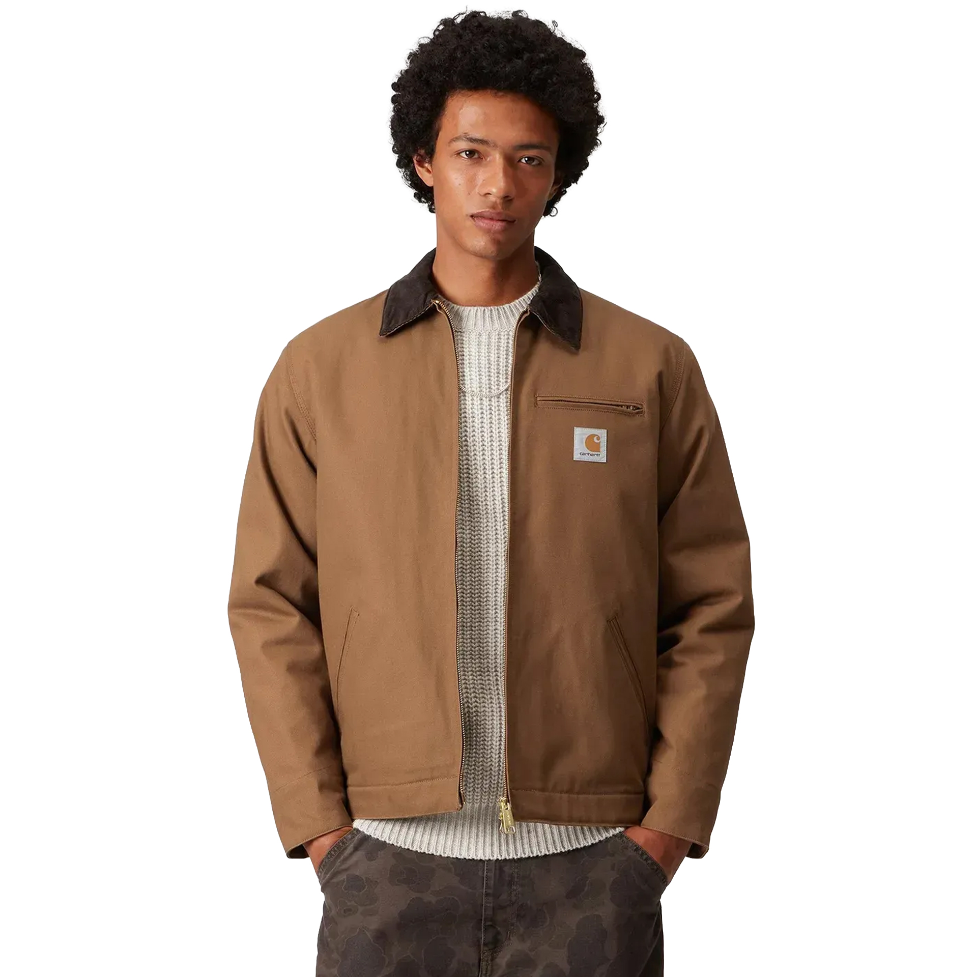 Carhartt Wip Casaco Detroit Hamilton Brown Tobacco /rigid