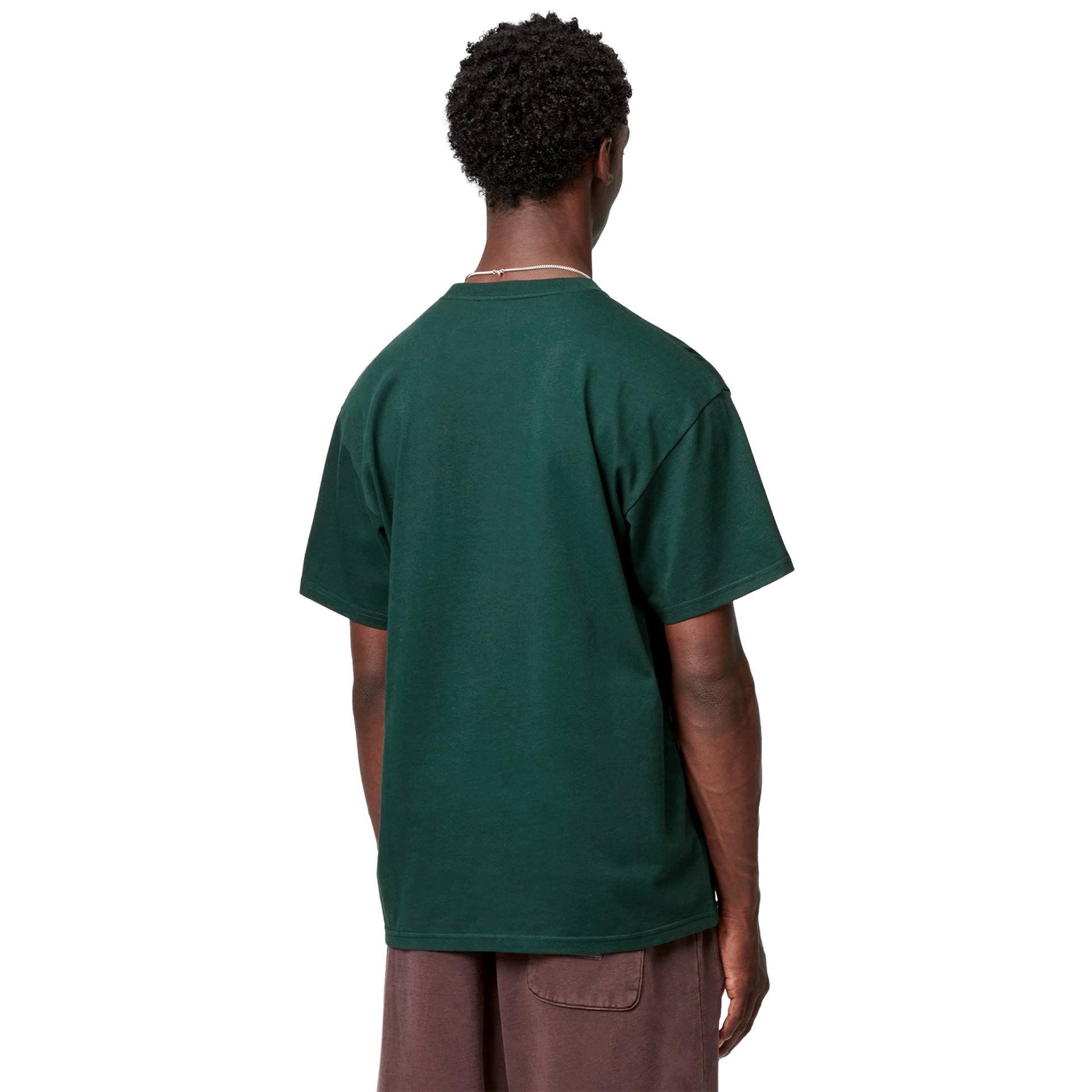 Carhartt Wip T-shirt Chase Dark Fir Gold