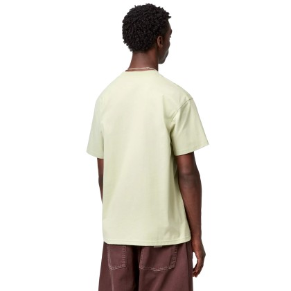 Carhartt Wip T-shirt American Script Pale Olive