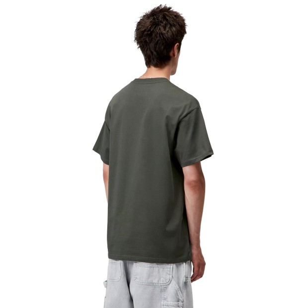 Carhartt Wip T-shirt Script Embroidery Opuntia White