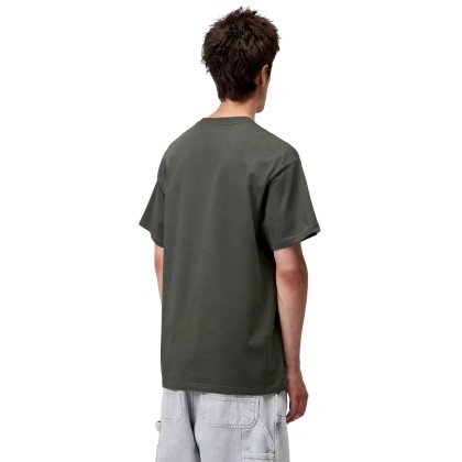 Carhartt Wip T-shirt Script Embroidery Opuntia White