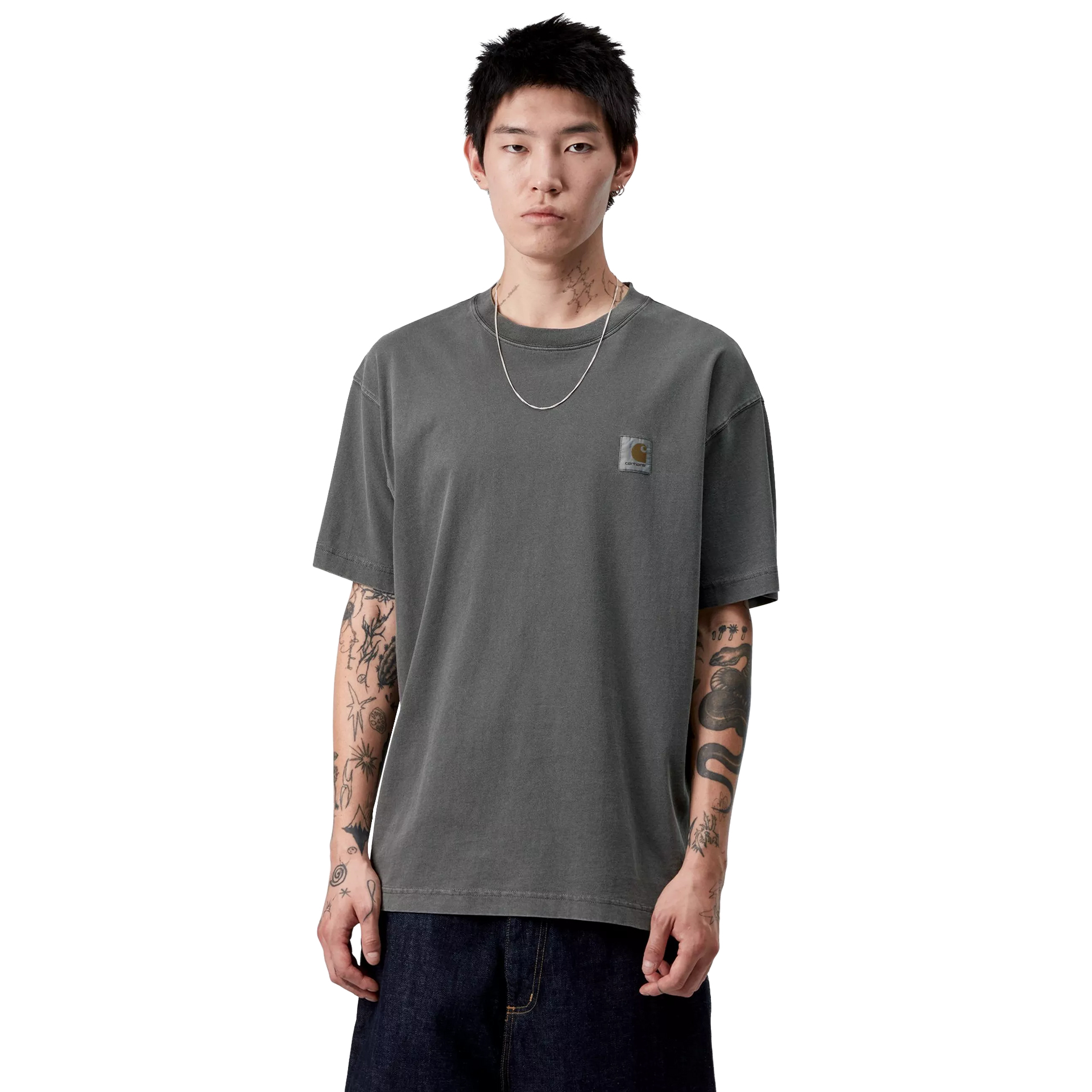 Carhartt Wip T-shirt Vista Black Garment Dyed