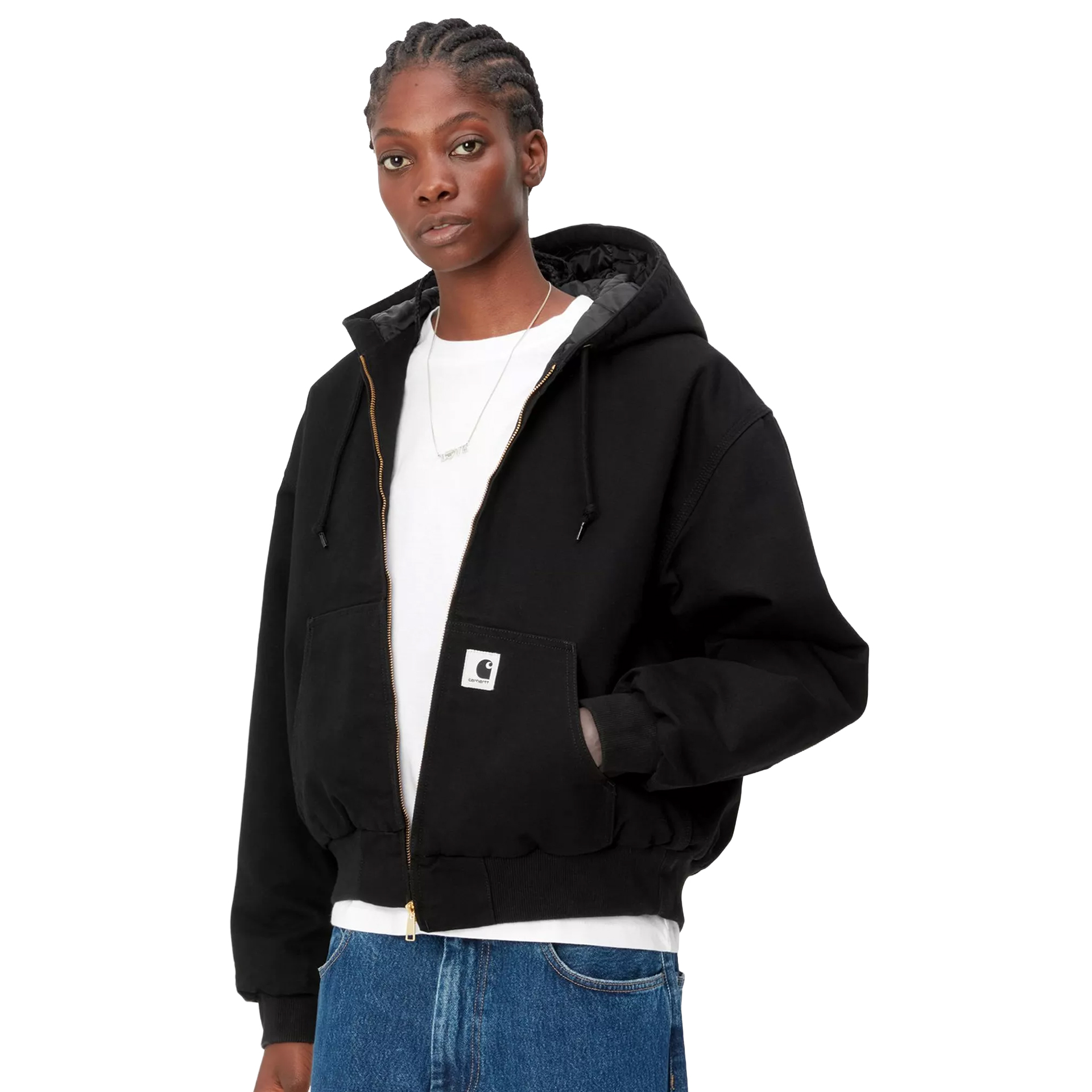 Carhartt Wip Casaco Og Active W Black Rinsed