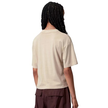 Carhartt Wip W  S/s Nelson T-shirt Fleur De Sel Garment Dyed