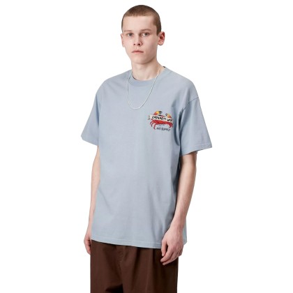 Carhartt Wip S/s Crab Paint T-shirt Frosted Blue