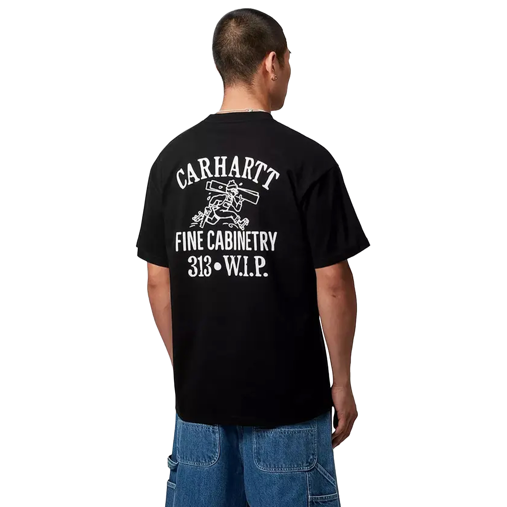 Carhartt Wip S/s Cabinetry T-shirt Black White