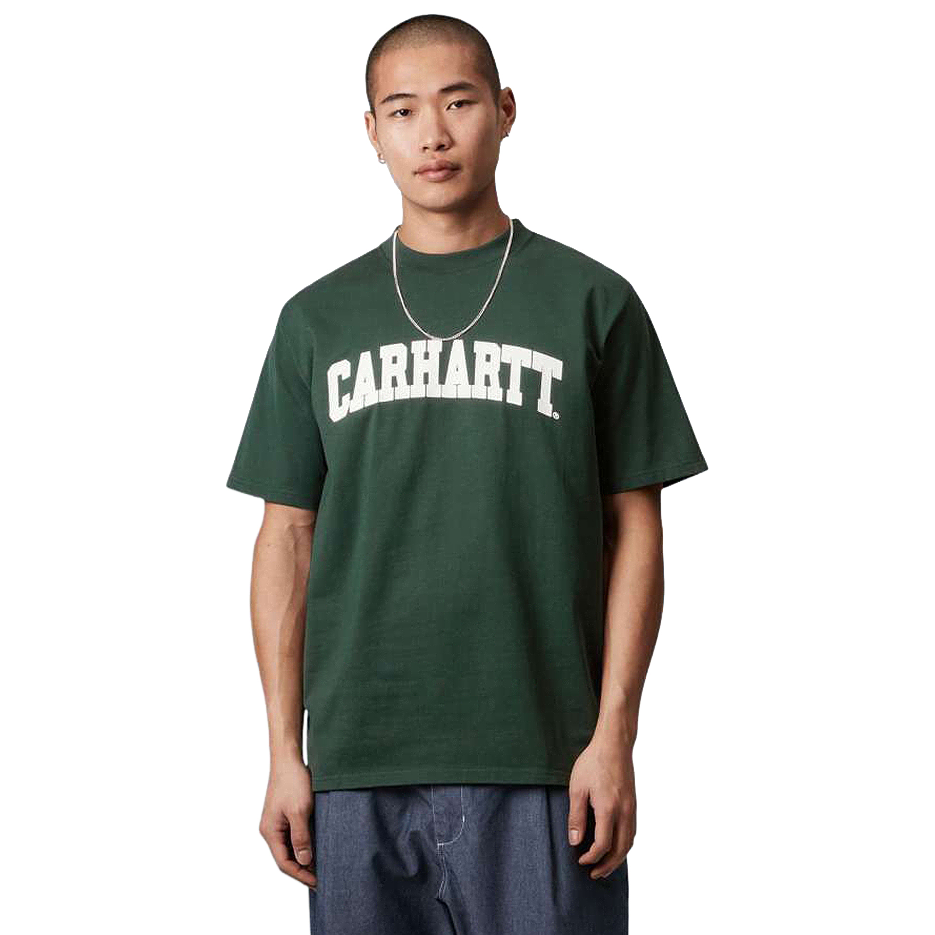 Carhartt Wip S/s University T-shirt Conifer White