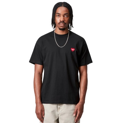 Carhartt Wip T-shirt Heart Ii Hartt Black