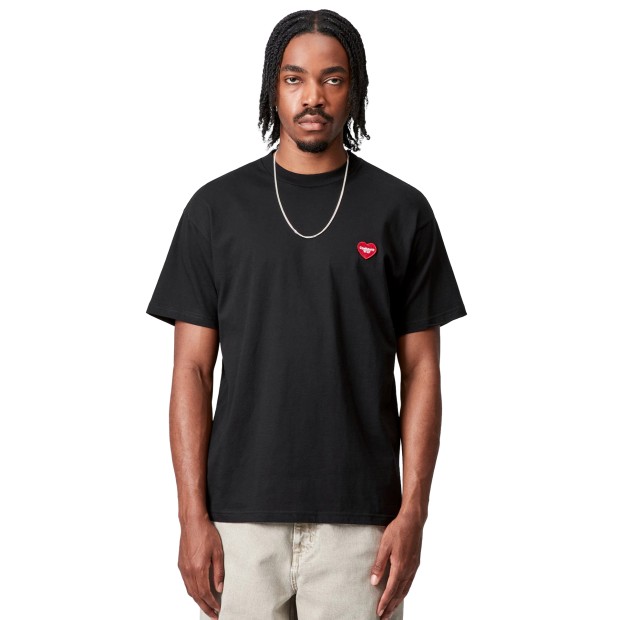 Carhartt Wip T-shirt Heart Ii Hartt Black