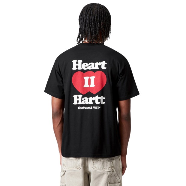 Carhartt Wip T-shirt Heart Ii Hartt Black