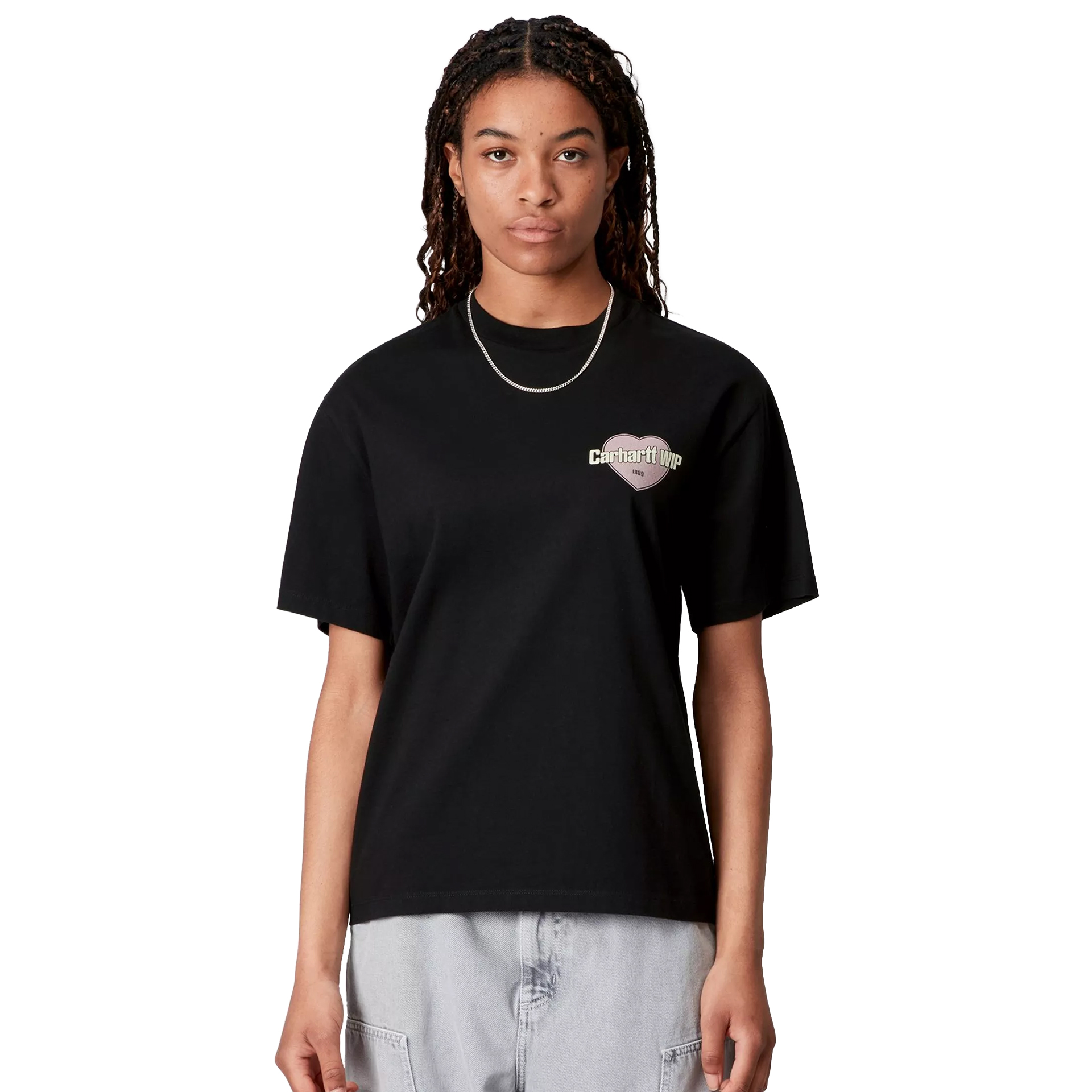 Carhartt Wip T-shirt Growth W Black Stone Washed