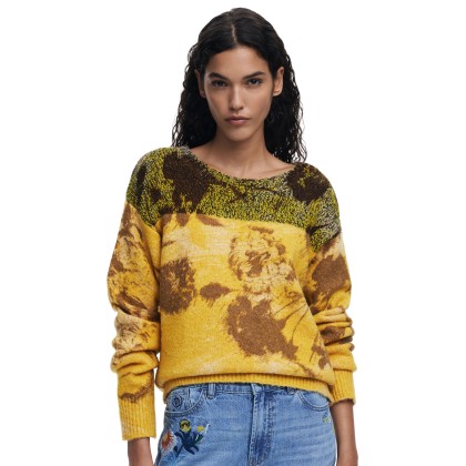 Desigual Camisola Adak Amarelo