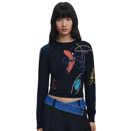 Desigual Camisola Arty Preto