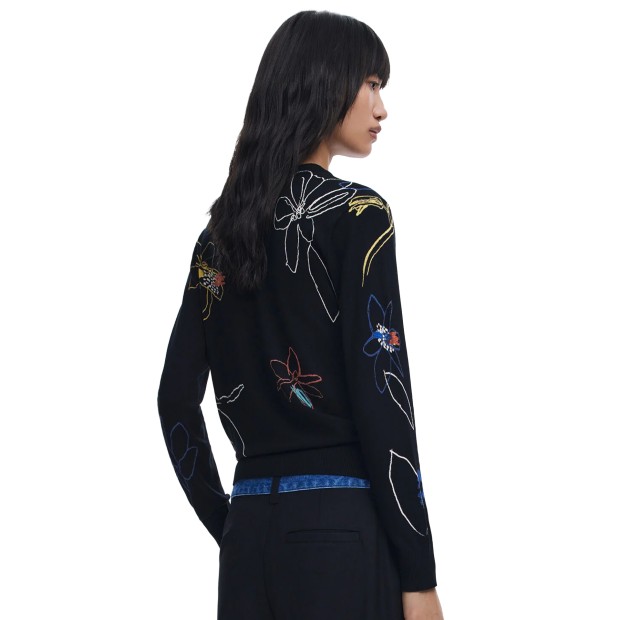 Desigual Camisola Arty Preto