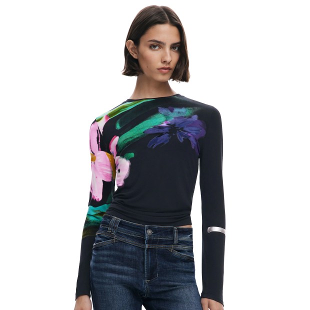 Desigual Longsleeve Lena Preto
