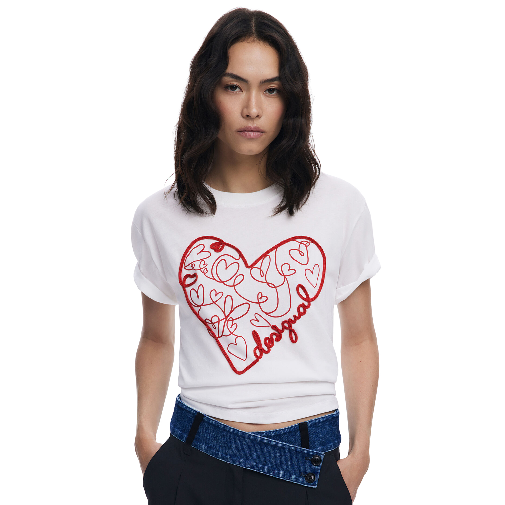 Desigual T-shirt Roma Branco