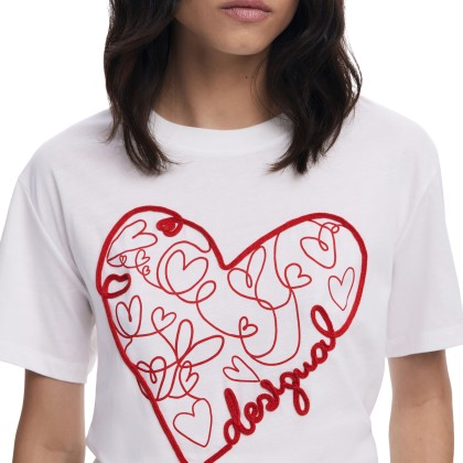 Desigual T-shirt Roma Branco
