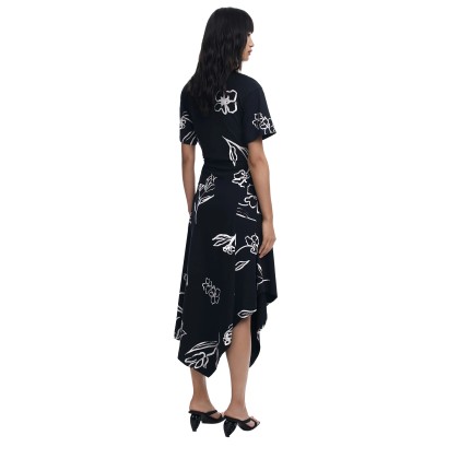 Desigual Vestido Calma Preto